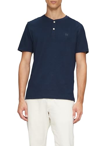 s.Oliver Henley-Shirt mit Flammgarnstruktur