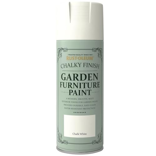 Rust-Oleum 400ml Garden Furniture Spray Paint - Chalk White