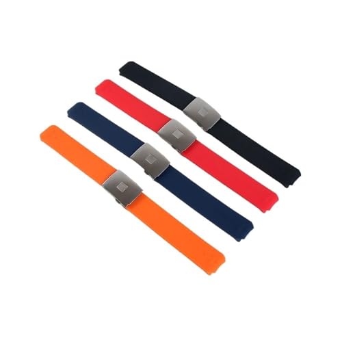 Bracelet montre silicone 20mm pour Tissot T-Touch noir - 2