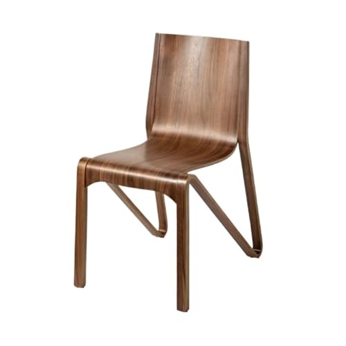 CHENGAIJIAN Sillas de Comedor Sillas de Comedor Modernas de Madera de Mediados de Siglo, sin Brazos, for Cocina y Comedor. Sillas de Cocina y Comedor(Brown)