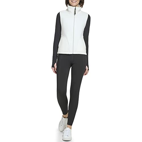 Calvin Klein Performance Women's Everyday Lightweight Thermal Fleece Vest, Cloud #TOP2