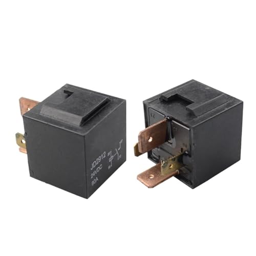 Relais 4 broches en laiton 80A avec composants haute performance pour automobile 24V