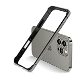 【YMXPY】iPhone16pro アルミバンパー ケース メタル+シリコン フレーム 二重構造 レンズ保護 軽量 ストラップ穴 耐衝撃 バンパー (ナチュラルチタンニウム, iphone16pro)