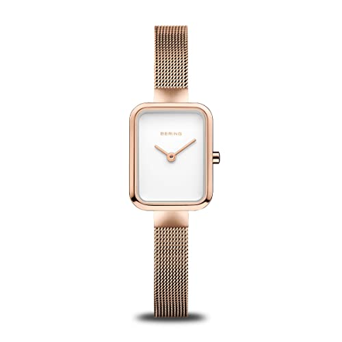 Montre analogique femme Bering bracelet milanais accessoire idéal du bureau aux soirées