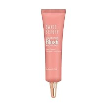 Swiss Beauty Cream It Up Blusher | Highly Pigmented | Long-lasting | Buildable & Blendable | All Skin Types | Shade- Rosy Cheeks, 10ml