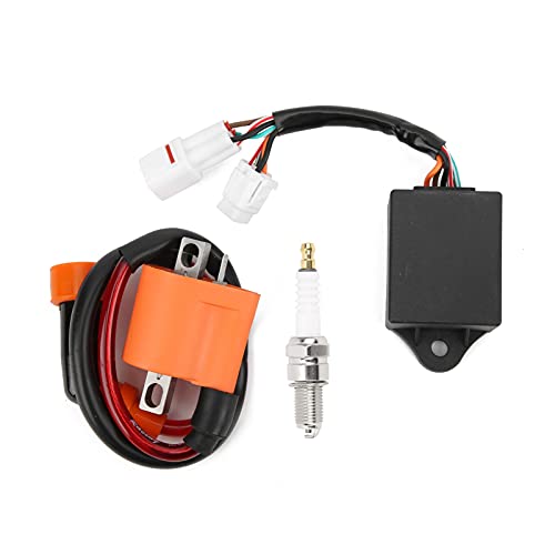 Aramox Kit de caixa de ignitor, kit de caixa CDI com bobina de ignição 4BD-85540-10-00 de substituiç