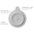 Ubbi Silicone Bathtub Drain Stopper, Gray