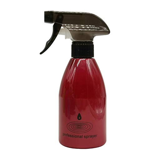 Demiawaking Flacone Spray per Capelli 350 ML Bottiglia Spray Vuota per Parrucchieri in Plastica Spruzzino Nebulizzatore Parrucchiere Riutilizzabile Bottigliette Spray per Parrucchieri Barbieri (Rosso)