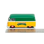 Jada Toys – Hollywood Rides TMNT 1961 VW Bus – Die-Cast Model Car – Opening Doors, Detailed Interior – 1:32 Scale Collectible – Age 8+, Green & Yellow (Nostalgic) - Image 2
