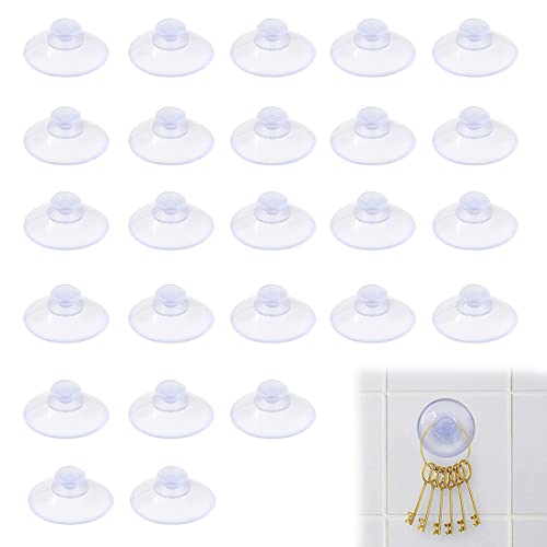 FBTOPNUM Ventose Trasparenti, 30 Pezzi Ventose in