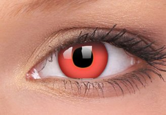 Eye Effect DRACULA - Par de lentillas de color rojo vampiro demon, disfraz de Halloween