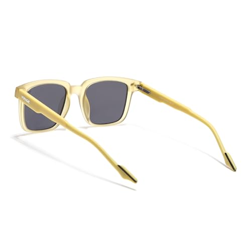 Image of Voyage Square UV Protected & Polarized Sunglasses for Men & Women
