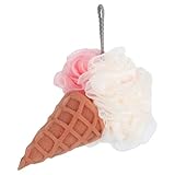 DIYEAH Dicker Weicher Badeblumenball aus Premium Pe mit Sanftem Peeling und Massagefunktion Inkl...