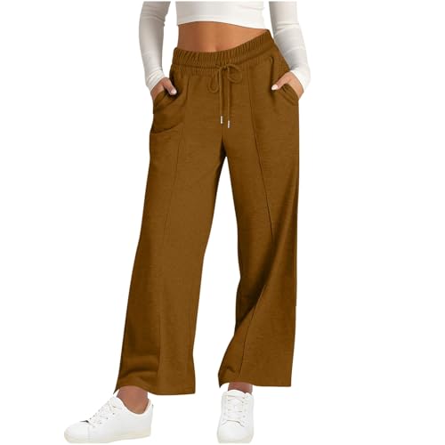 Wide Leg Sweatpants Women High Waisted Baggy Joggers Loose Fit Athletic Sweatpants Soft Lightweight Joggers 2025
