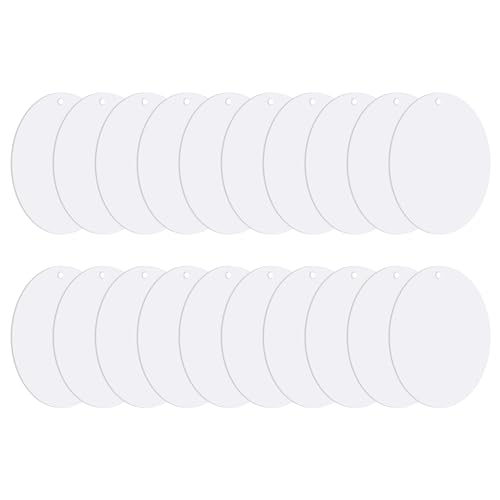 Disque clair acrylique de 4 pouces pour fabriquer des cadeaux faits main