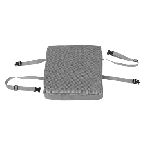 Gogogmee Asiento Elevador para Silla Infantil con Cojín Acolchado de 76 CM Tejido de Malla Transpirable Gris Base Antideslizante y Fácil Limpieza para Uso en Tronas y Comedor