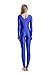 Kepblom Women's Long Sleeve Scoop Neck Unitard Spandex Bodysuit for Dance Gymnastic Costume