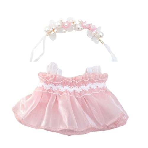 Vêtements de rechange pour Labubu 17 cm - Protégez et habillez votre figurine rose