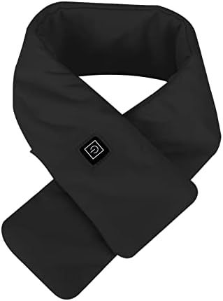 GLAITC Heated Scarf,Winter Electric Heated Neck Scarf,USB Charging Heating Scarf with 3 Heating Levels,Neck Heating Pad for Pain Relief Thermal Neckerchief,Winter Gift for Men Women Outdoor Skiing