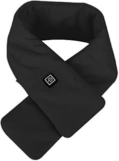 GLAITC Heated Scarf,Winter Electric Heated Neck Scarf,USB Charging Heating Scarf with 3 Heating Levels,Neck Heating Pad for Pain Relief Thermal Neckerchief,Winter Gift for Men Women Outdoor Skiing