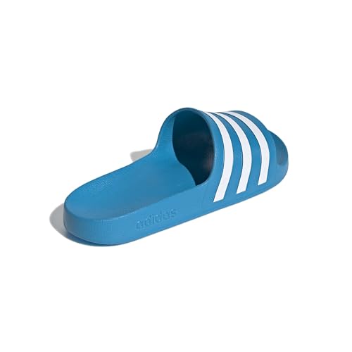adidas adidas unisex-adult Adilette Aqua Slides Solar Blue/White/Solar Blue 9