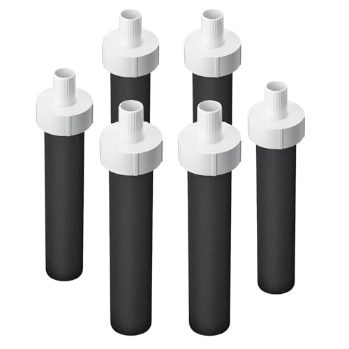 Replacement for Brita Water Filter,Water Bottle Filter Compatible with Brita BB06 Hard Sided Sport Bottle Filter and Stainless Steel, 6 Pack