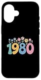 Photo Gallery 1980 retro wildflowers 45° compleanno per donne nate nel 1980 custodia per iphone 16 Photo Gallery 1980 retro wildflowers 45° compleanno per donne nate nel 1980 custodia per iphone 16