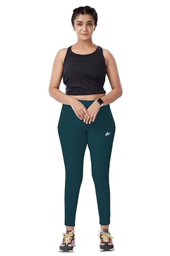 Image of Nexsus Appparels Stretchable Gym Pants for Workout : The Ultimate Yoga Pants | Gym Wear for Woman | Gym Tights for Women with Side Pockets | Available in Plus Size's