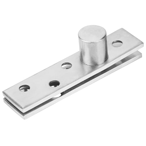 Corrosion Resistant Door Hinge, Revolving Door Hinge, Stainless Steel 7.9mm for Revolving Door Kitchen Door Cabinet Door (Eccentric Shaft)