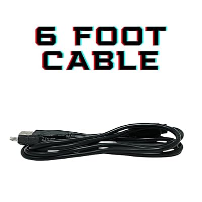 Old Skool PS3 Controller Charge Cable - Black