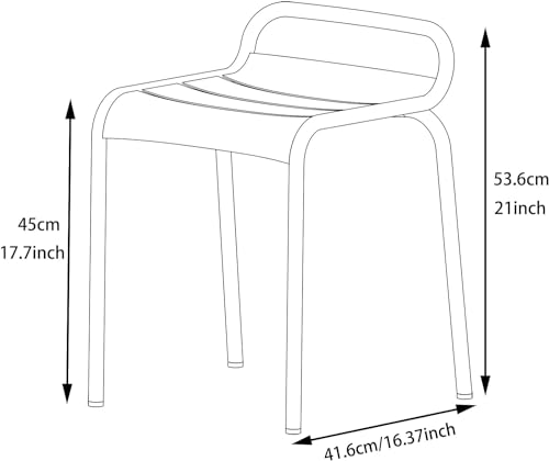 Chaises de patio en métal empilables pour optimiser l'espace de votre balcon