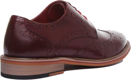 Dover Men's A-Black Wooden Effect Derby Sh Shoes3