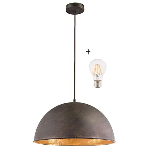 Lámpara colgante vintage LED 41cm Cover