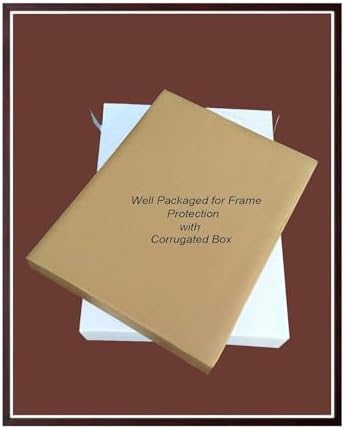 Art n Store: Panchmukhi Lord Hanuman, Bajrangbali, HD Printed Religious & Wall Decor Picture Painting with Plain Wood Frame (7 x 9 inches)