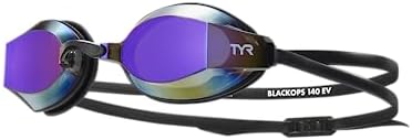TYR Adult Black Ops 140 EV Goggles - Racing Performance Swim Goggles