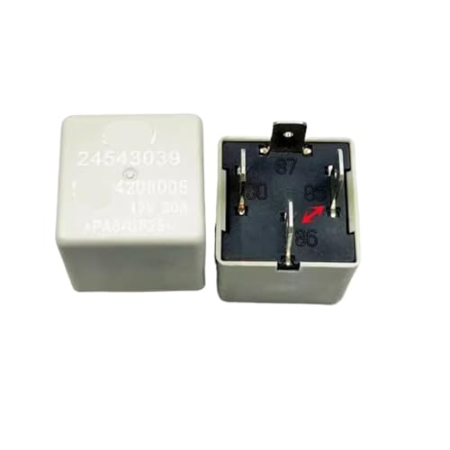 Relais 24543039 12V 30A 4PIN pour circuit électrique automobile
