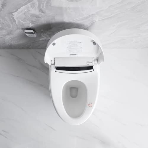 Weibath Modern Smart One-Piece 1.28 GPF Floor Mount Elongated Automatic Toilet & Bidet with Seat
