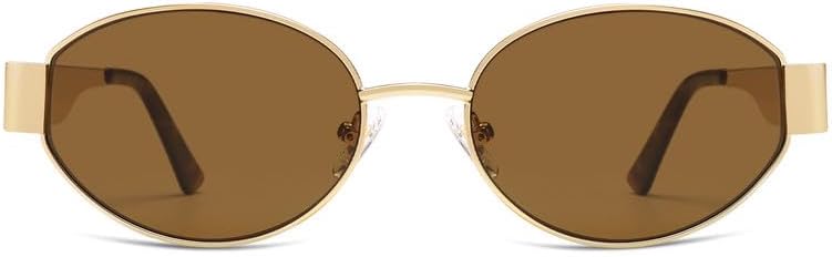 SOJOS Retro Oval Sunglasses for Women Trendy Classic Shades UV400 Protection SJ1256 - Image 4