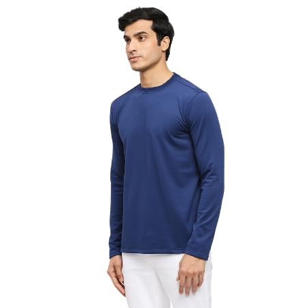 Men Mid-Weight Underscrub Top | Crew Neck Top & Pant | 4.5X More Breathable | 2X Faster Heat Dissipation | 100+ Wash Antimicrobial Fabric | CE Approved | for Healthcare Professionals-image-3