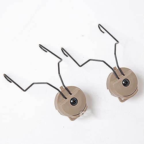 Headset Support Adapter Tactical Helmet Rail Earphone Hanging Buckle Clip