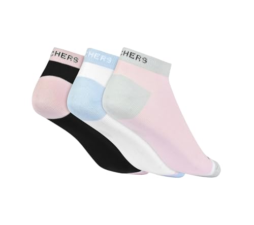 Image of Skechers Womens 3PK WOMENS CONTRAST NON TERRY