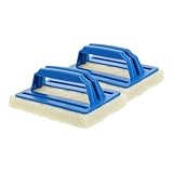 Ipetboom 2Stücke Schwamm mit Griff Effektiver Badewannenreiniger Langlebige Badezimmerwäscher für Schonendes und Gründliches Reinigen von Oberflächen für Küche und Bad