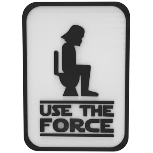 Placa decorativa “use the force”