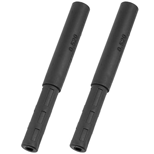 AYLIFU 0.520" - 0.595" Golf Club Extender Club Shaft Extension for Extension of Iron Wood Putter(2PCS)