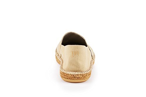 VISCATA Handmade in Spain Men's Sitges Canvas Authentic and Original Espadrilles, Beige, 11 UK