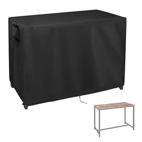 Iptienda Outdoor Bar Table Cover for Bar Height Patio Furniture-49x19x36"