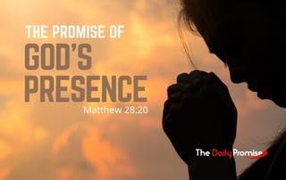 The Promise of God's Presence