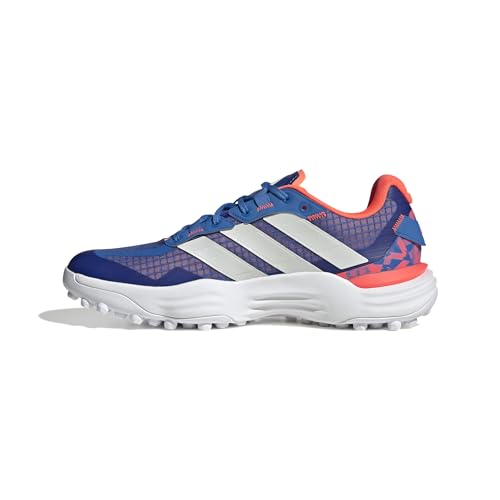 adidas Adipower 3, Zapatos de Hockey Unisex Adulto, Bright Royal/Zero Metalic/Cloud White, 41 1/3 EU