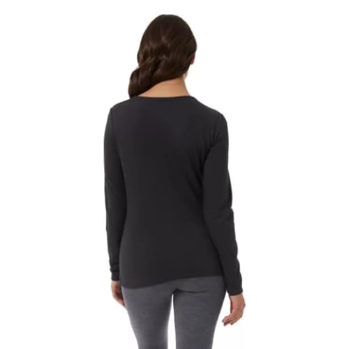 32 Degrees Heat Women's Neo Plush Base Layer Top, 2 Pack Multipack - Long Sleeve Warm Thermal Undershirt - Image 3