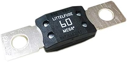 Littelfuse 0298060 Bolt Down Auto Fuse 60A Time Delay 32V 298 Series, MEGA